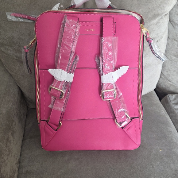 Calpak Pink Laptop Backpack - Picture 3 of 8
